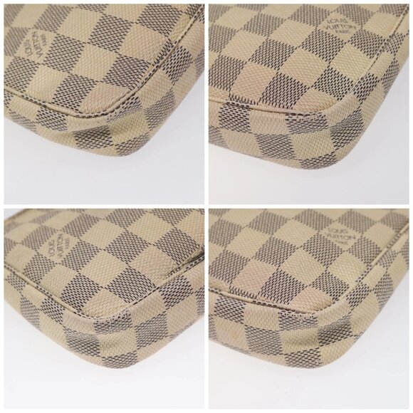 LOUIS VUITTON Damier Azur Pochette Accessoires Pouch - Picture 16 of 16